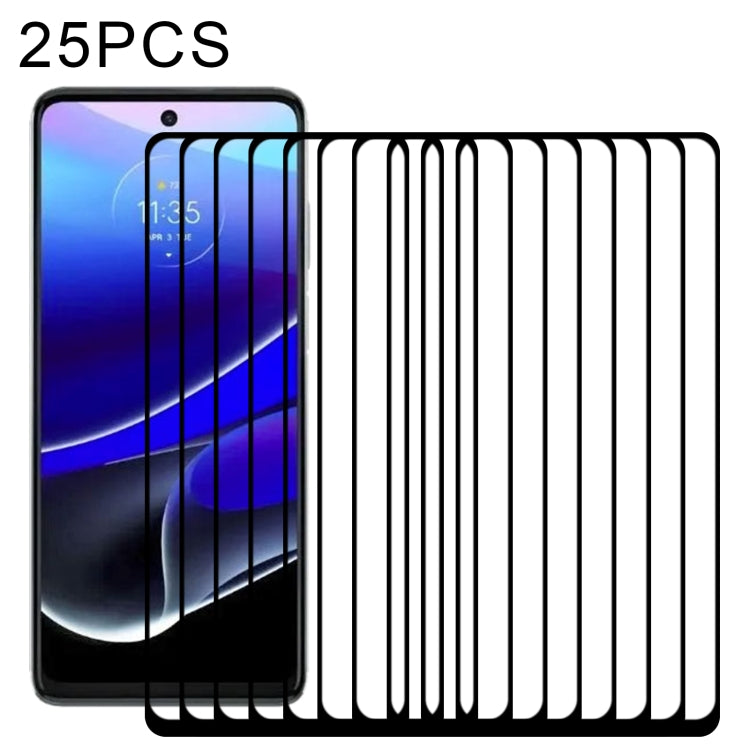 Pellicola in vetro temperato con protezione per schermo a copertura completa da 25 pezzi, For Motorola Moto G Stylus 5G 2022(25 PCS)
