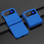Custodia per telefono pieghevole PC Skin Feel, For Samsung Galaxy Z Flip3 5G