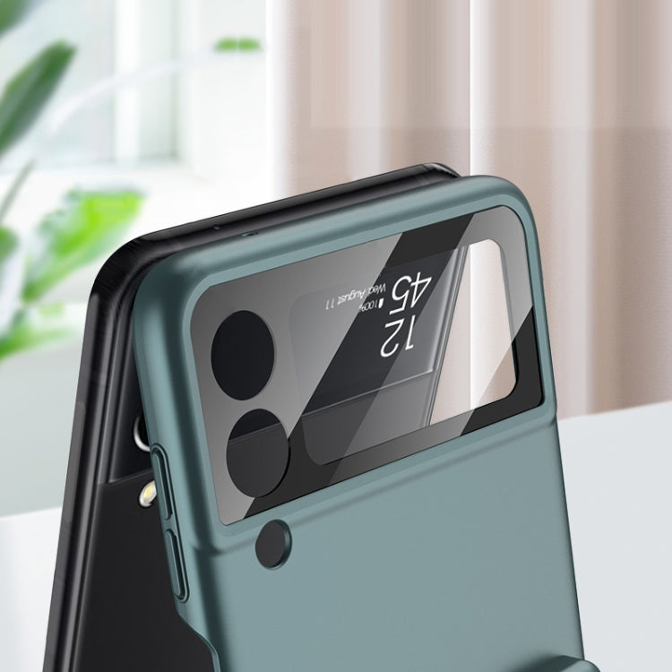 Custodia a libro per telefono con copertura completa ultrasottile integrata GKK con penna, For Samsung Galaxy Z Flip3 5G