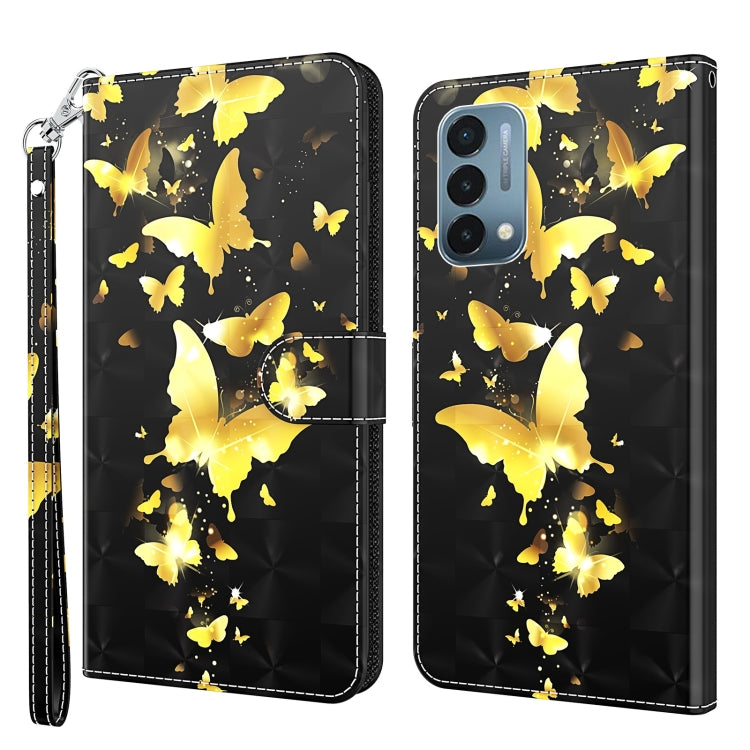 Modello di pittura 3D TPU + custodia per telefono in pelle PU, For OnePlus Nord N200 5G, For OnePlus Nord CE 2 5G