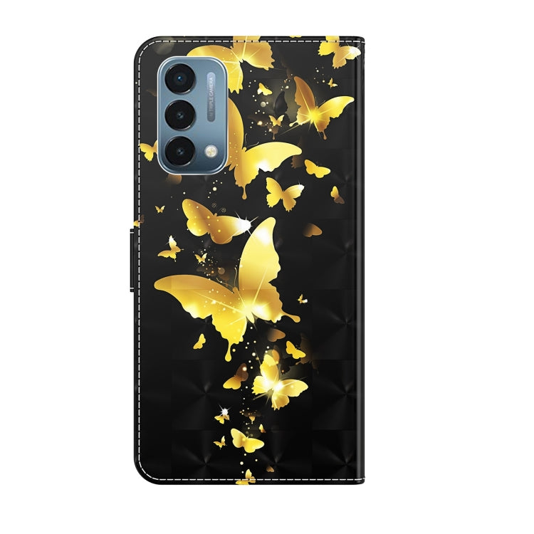 Modello di pittura 3D TPU + custodia per telefono in pelle PU, For OnePlus Nord N200 5G, For OnePlus Nord CE 2 5G