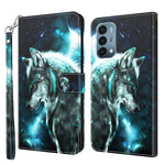 Modello di pittura 3D TPU + custodia per telefono in pelle PU, For OnePlus Nord N200 5G, For OnePlus Nord CE 2 5G