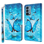 Modello di pittura 3D TPU + custodia per telefono in pelle PU, For OnePlus Nord N200 5G, For OnePlus Nord CE 2 5G