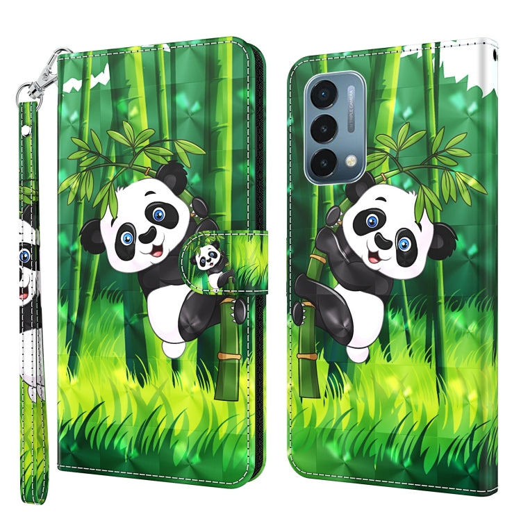 Modello di pittura 3D TPU + custodia per telefono in pelle PU, For OnePlus Nord N200 5G, For OnePlus Nord CE 2 5G