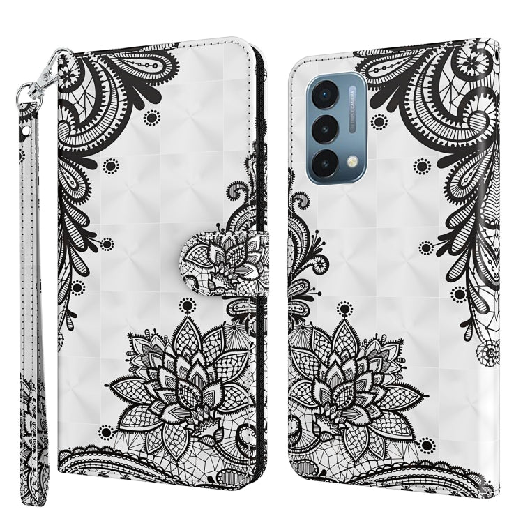 Modello di pittura 3D TPU + custodia per telefono in pelle PU, For OnePlus Nord N200 5G, For OnePlus Nord CE 2 5G