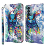 Modello di pittura 3D TPU + custodia per telefono in pelle PU, For OnePlus Nord N200 5G, For OnePlus Nord CE 2 5G