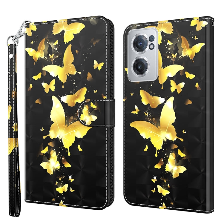 Modello di pittura 3D TPU + custodia per telefono in pelle PU, For OnePlus Nord N200 5G, For OnePlus Nord CE 2 5G