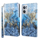 Modello di pittura 3D TPU + custodia per telefono in pelle PU, For OnePlus Nord N200 5G, For OnePlus Nord CE 2 5G
