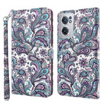 Modello di pittura 3D TPU + custodia per telefono in pelle PU, For OnePlus Nord N200 5G, For OnePlus Nord CE 2 5G
