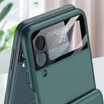 GKK Magnetic Flip Case incernierato con supporto ad anello, For Samsung Galaxy Z Flip3 5G