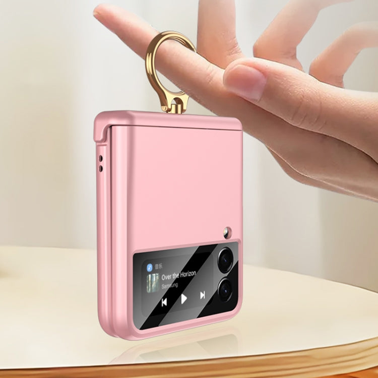 GKK Magnetic Flip Case incernierato con supporto ad anello, For Samsung Galaxy Z Flip3 5G