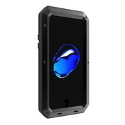 Custodia in lega di zinco siliconica a tripla resistenza, For iPhone SE 2022 / 2020 / 7 / 8