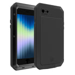 Custodia in lega di zinco e silicone per iPhone SE 2022, 2020, 7