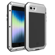 Custodia in lega di zinco siliconica a tripla resistenza, For iPhone SE 2022 / 2020 / 7 / 8