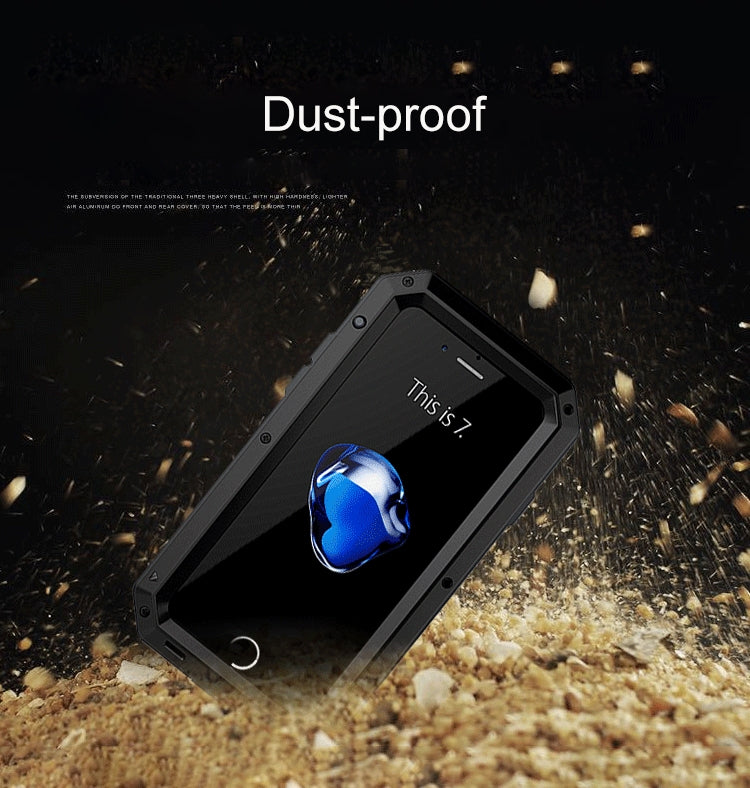 Custodia in lega di zinco e silicone per iPhone SE 2022, 2020, 7