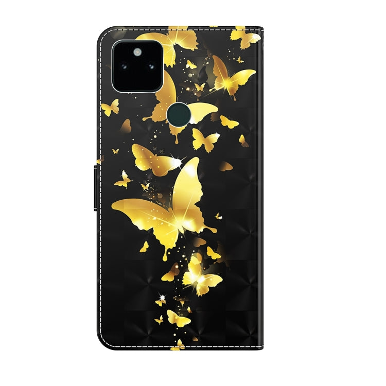 Modello di pittura 3D TPU + custodia per telefono in pelle PU, For Google Pixel 5a 5G, For Google Pixel 7 Pro 5G