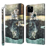 Modello di pittura 3D TPU + custodia per telefono in pelle PU, For Google Pixel 5a 5G, For Google Pixel 7 Pro 5G