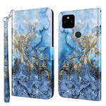 Modello di pittura 3D TPU + custodia per telefono in pelle PU, For Google Pixel 5a 5G, For Google Pixel 7 Pro 5G