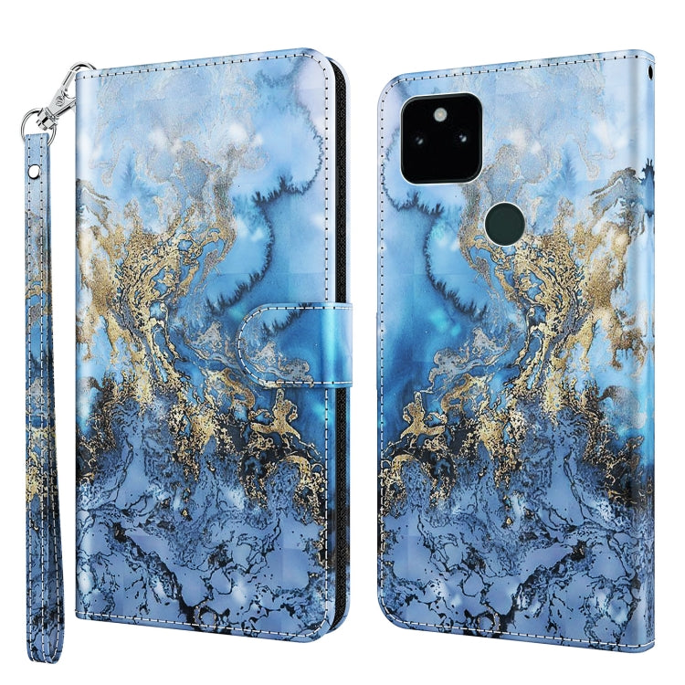 Modello di pittura 3D TPU + custodia per telefono in pelle PU, For Google Pixel 5a 5G, For Google Pixel 7 Pro 5G