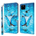 Modello di pittura 3D TPU + custodia per telefono in pelle PU, For Google Pixel 5a 5G, For Google Pixel 7 Pro 5G