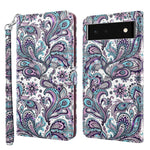 Modello di pittura 3D TPU + custodia per telefono in pelle PU, For Google Pixel 5a 5G, For Google Pixel 7 Pro 5G