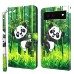 Modello di pittura 3D TPU + custodia per telefono in pelle PU, For Google Pixel 5a 5G, For Google Pixel 7 Pro 5G