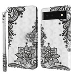 Modello di pittura 3D TPU + custodia per telefono in pelle PU, For Google Pixel 5a 5G, For Google Pixel 7 Pro 5G