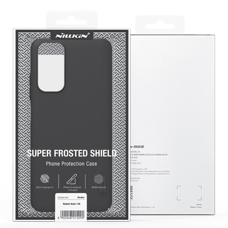 NILLKIN Custodia per telefono per PC smerigliata, For Xiaomi Poco M4 Pro, For Xiaomi Redmi Note 11 Pro, For Xiaomi Redmi Note 11 4G Global, For Xiaomi Redmi Note 11S, For OPPO Realme 9i, For OPPO Realme GT2 Pro                                          ...