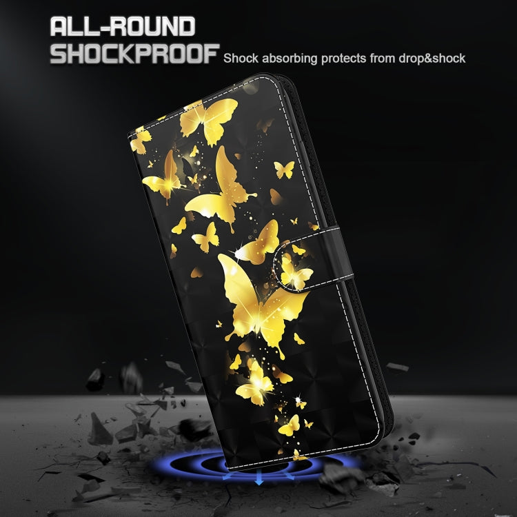 Modello di pittura 3D TPU + custodia per telefono in pelle PU, For Motorola Moto E7i Power / E7 Power, For Motorola Moto E20 / E30 / E40