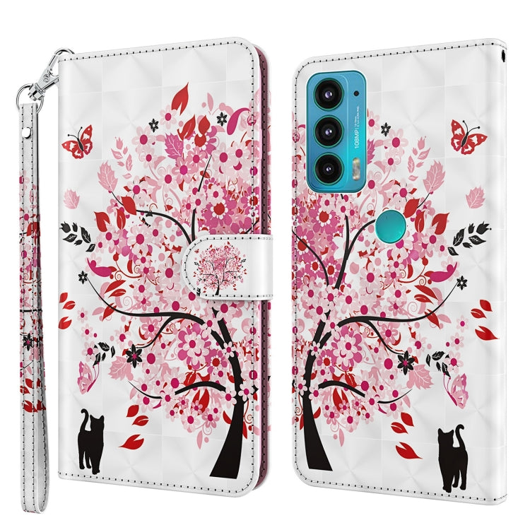 Modello di pittura 3D TPU + custodia per telefono in pelle PU, For Motorola Moto E7i Power / E7 Power, For Motorola Moto E20 / E30 / E40