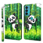 Modello di pittura 3D TPU + custodia per telefono in pelle PU, For Motorola Moto E7i Power / E7 Power, For Motorola Moto E20 / E30 / E40