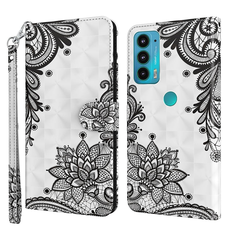 Modello di pittura 3D TPU + custodia per telefono in pelle PU, For Motorola Moto E7i Power / E7 Power, For Motorola Moto E20 / E30 / E40