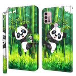 Modello di pittura 3D TPU + custodia per telefono in pelle PU, For Motorola Moto G22, For Motorola Moto G30 / G20 / G10
