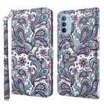 Modello di pittura 3D TPU + custodia per telefono in pelle PU, For Motorola Moto G31 / G41, For Motorola Moto G50