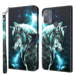 Modello di pittura 3D TPU + custodia per telefono in pelle PU, For Motorola Moto G31 / G41, For Motorola Moto G50