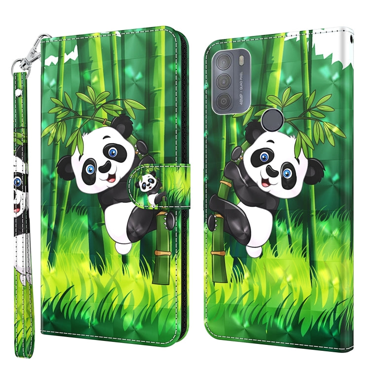 Modello di pittura 3D TPU + custodia per telefono in pelle PU, For Motorola Moto G31 / G41, For Motorola Moto G50