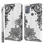 Modello di pittura 3D TPU + custodia per telefono in pelle PU, For Motorola Moto G31 / G41, For Motorola Moto G50