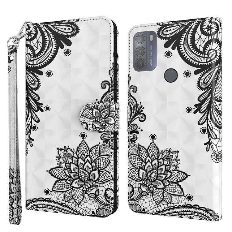 Modello di pittura 3D TPU + custodia per telefono in pelle PU, For Motorola Moto G31 / G41, For Motorola Moto G50