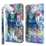 Modello di pittura 3D TPU + custodia per telefono in pelle PU, For Motorola Moto G31 / G41, For Motorola Moto G50
