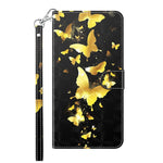 Modello di pittura 3D TPU + custodia per telefono in pelle PU, For Motorola Moto G71 5G