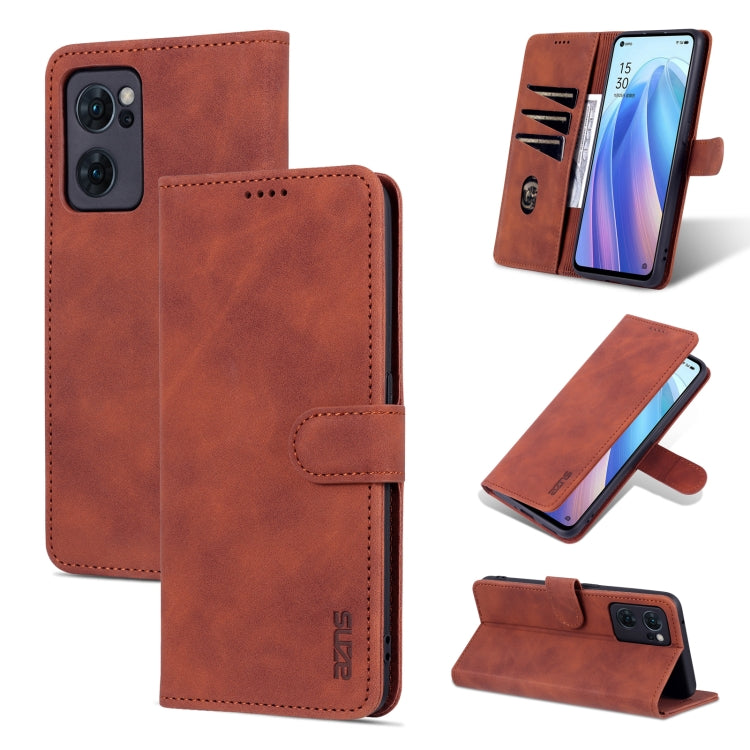 AZNS Skin Feel Calf Texture Flip Custodia in pelle per telefono, For Xiaomi Redmi K50 / K50 Pro, For OPPO Reno7 Global, For OPPO Reno7 SE 5G