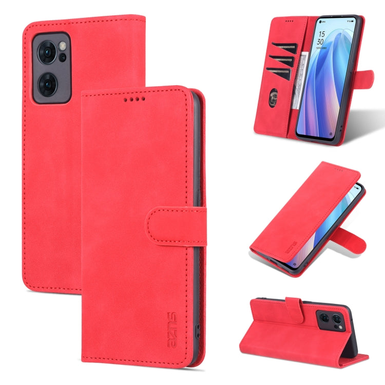 AZNS Skin Feel Calf Texture Flip Custodia in pelle per telefono, For Xiaomi Redmi K50 / K50 Pro, For OPPO Reno7 Global, For OPPO Reno7 SE 5G