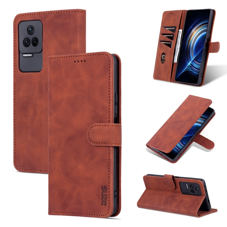 AZNS Skin Feel Calf Texture Flip Custodia in pelle per telefono, For Xiaomi Redmi K50 / K50 Pro, For OPPO Reno7 Global, For OPPO Reno7 SE 5G