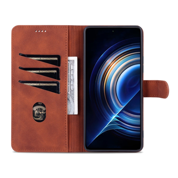 AZNS Skin Feel Calf Texture Flip Custodia in pelle per telefono, For Xiaomi Redmi K50 / K50 Pro, For OPPO Reno7 Global, For OPPO Reno7 SE 5G