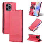 AZNS Custodia per telefono in pelle a conchiglia con struttura in vitello magnetico, For OPPO Reno7 Global, For Honor 60 SE, For Samsung Galaxy A73 5G, For Xiaomi 12 / 12X