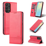 AZNS Custodia per telefono in pelle a conchiglia con struttura in vitello magnetico, For OPPO Reno7 Global, For Honor 60 SE, For Samsung Galaxy A73 5G, For Xiaomi 12 / 12X