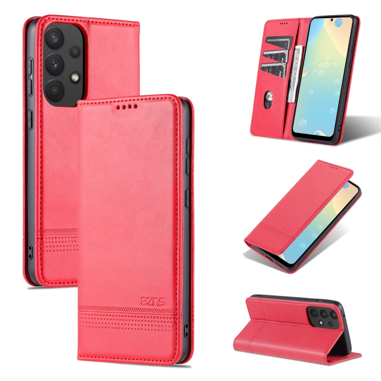 AZNS Custodia per telefono in pelle a conchiglia con struttura in vitello magnetico, For OPPO Reno7 Global, For Honor 60 SE, For Samsung Galaxy A73 5G, For Xiaomi 12 / 12X