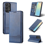 AZNS Custodia per telefono in pelle a conchiglia con struttura in vitello magnetico, For OPPO Reno7 Global, For Honor 60 SE, For Samsung Galaxy A73 5G, For Xiaomi 12 / 12X