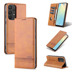 AZNS Custodia per telefono in pelle a conchiglia con struttura in vitello magnetico, For OPPO Reno7 Global, For Honor 60 SE, For Samsung Galaxy A73 5G, For Xiaomi 12 / 12X