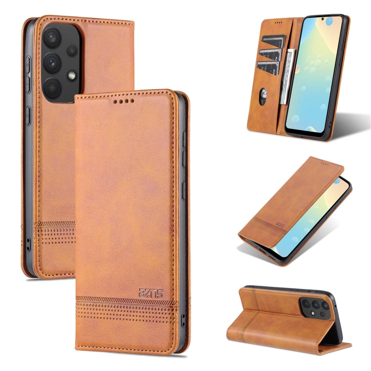 AZNS Custodia per telefono in pelle a conchiglia con struttura in vitello magnetico, For OPPO Reno7 Global, For Honor 60 SE, For Samsung Galaxy A73 5G, For Xiaomi 12 / 12X